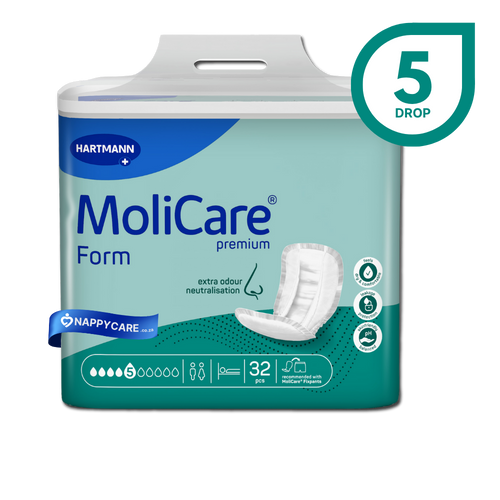 Buy MoliCare Premium Form Unisex Adult Pads (5 Drop) | nappycare.co.za