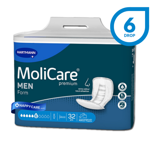 Buy MoliCare Premium Form Adult Men Pads (6 Drop) | nappycare.co.za