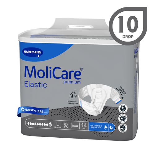 Buy MoliCare Premium Elastic  Overnight Slip (10 Drop) | nappycare.co.za