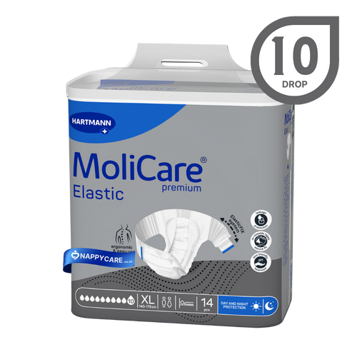 Buy MoliCare Premium Elastic  Overnight Slip (10 Drop) | nappycare.co.za
