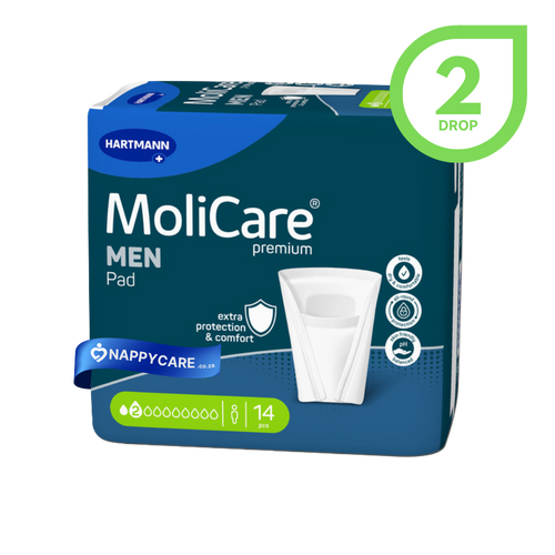 Buy MoliCare Premium Adult Men Pad Shield Active Pouch (2 Drop) | nappycare.co.za
